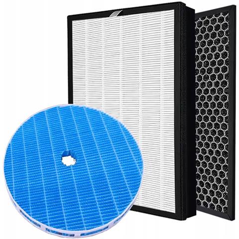 Set Filtri Per Purificatore Aria Compatibile Con Philips Ac3829/10 - Hepa Fy2422, Carbone Fy2420, Umidificante Fy3435 | Rimozione Polveri, Odori, Umidità - Foto 1