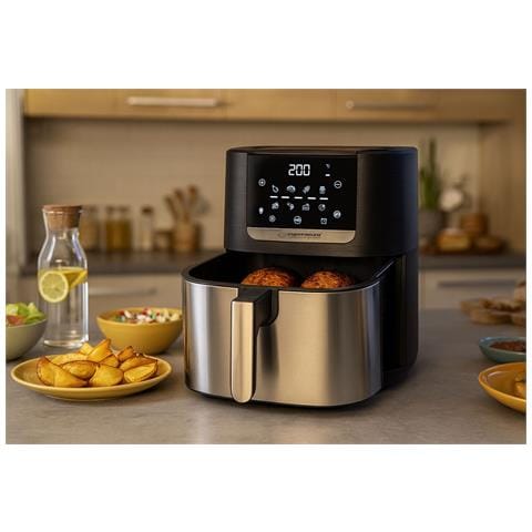 Eka004 Friggitrice Senza Grassi 8l, 1700w Inox - Foto 1