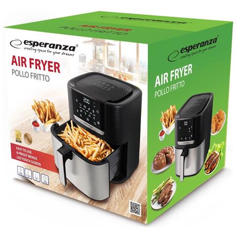 Eka004 Friggitrice Senza Grassi 8l, 1700w Inox - Foto 3