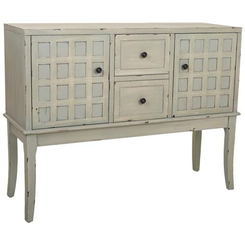 Mobile Da Ingresso In Legno Verde 108x36x82h - Foto 1