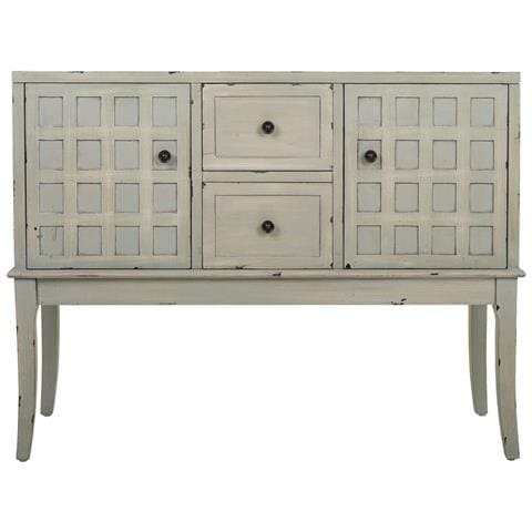 Mobile Da Ingresso In Legno Verde 108x36x82h - Foto 2