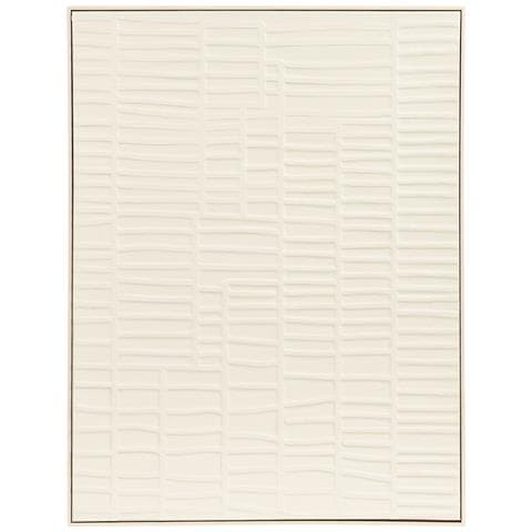 Pannello Murale Ena A Rilievo In Beige — 60x80 Cm - Foto 1