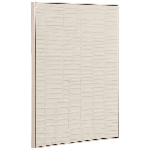 Pannello Murale Ena A Rilievo In Beige — 60x80 Cm - Foto 2