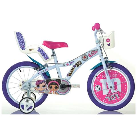 Bici Da Bambina Misura 14'' Art. 614g-lol Bicicletta Da Bimba Linea Lol Surprise - Foto 1