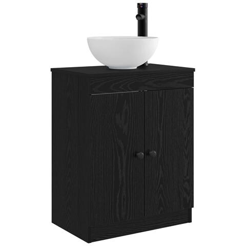 Mobile da bagno con lavabo Nero 54 x 35 x 83 cm - Foto 1