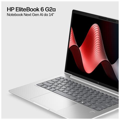 EliteBook 6 G2a 14 inch Notebook Next Gen AI PC Wolf Pro Security Edition AMD Ryzen AI 5 Computer portatile 35,6 cm (14") WUXGA 24 GB DDR5-SDRAM 512 GB SSD Wi-Fi 7 (802.11be) Windows 11 Pro Argento - Foto 20