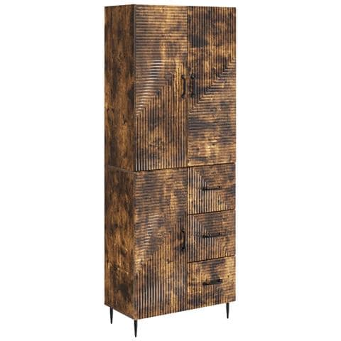 Set di armadi 2 pcs Rovere Fumo 66 x 34,5 x 89,5 cm - Foto 1