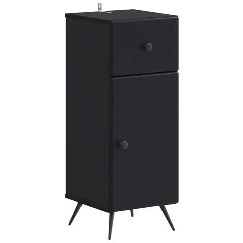 Set di armadietti da bagno in 3 pezzi BREDA Nero - Foto 2