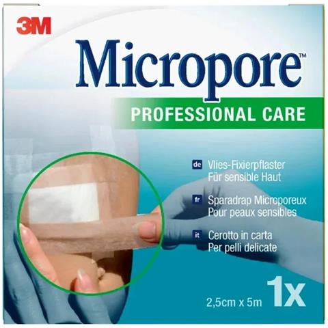 Cerotto in Carta Micropore Surgical Tape Tan M5X25MM - Foto 1