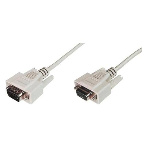 Cavo Prolunga 9 Poli Maschio / Femmina Mt. 2 Custodie Pressofuse - Foto 2