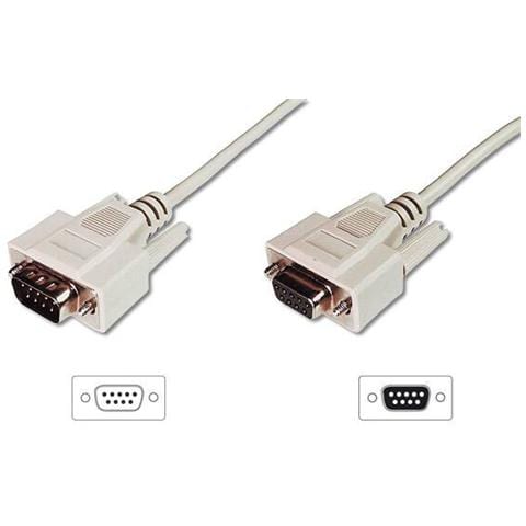 Cavo Prolunga 9 Poli Maschio / Femmina Mt. 2 Custodie Pressofuse - Foto 1