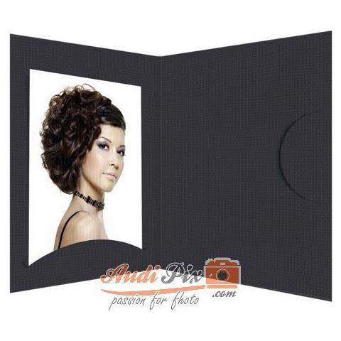 1x100 Daiber cartoncin. portafoto Opti-Line fino 10x15 cm nero - Foto 1