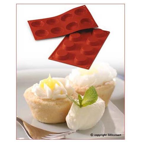 Stampo Tartellette 8 Cavita 6cm Classic Terracotta Silicone - Foto 1