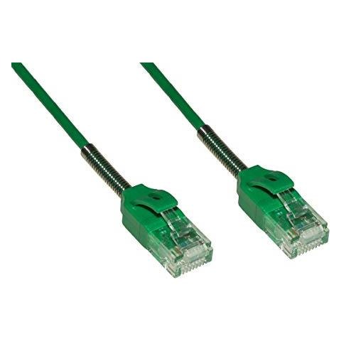 Cavo Rete Utp Slim Cat. 6 Con Connettore Ridotto Protezione A Molla Non Schermato Mt. 3 - Foto 1
