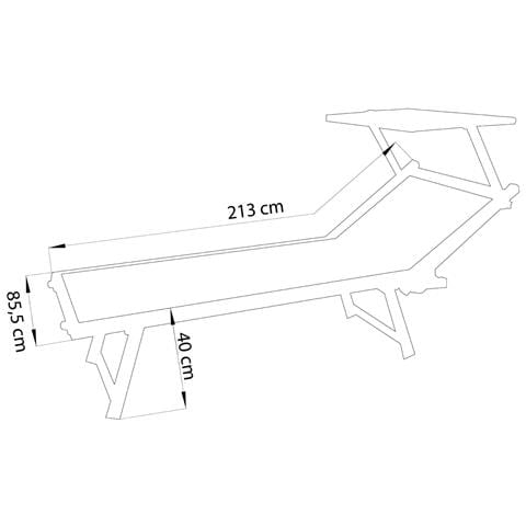 Zeus - Lettino Prendisole Xl - Foto 3