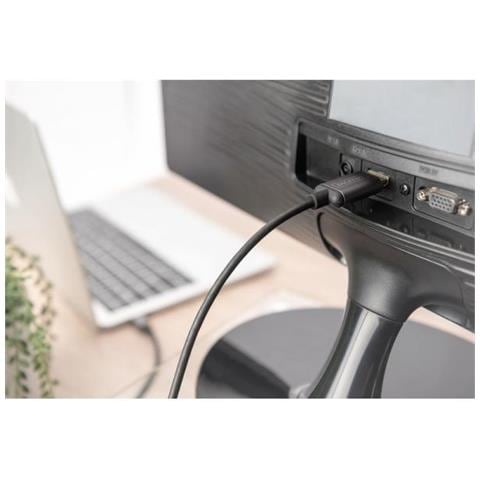 Usb-c Hdmi Adapter 1.8m 4k 30hz Black Metal Housing - Foto 3