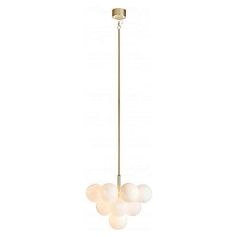 Merlot Ceiling Lamp, Ceiling Light Pendant Light For Living Room Bedroom, Pendant Light Pendant Lamp, 13 X 20 W G9 Bulbs (non Incluso) Moderno Ottone / bianco. - Foto 1