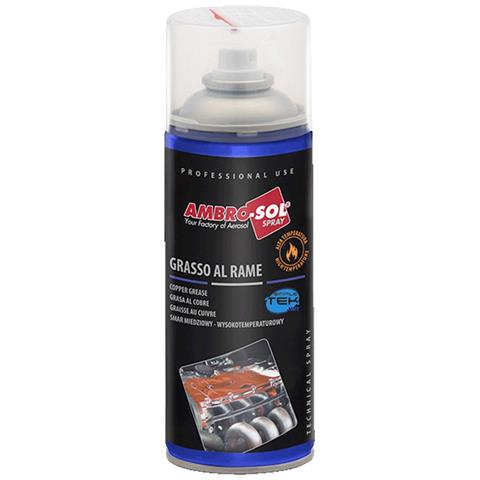 Bomboletta Spray Grasso Al Rame 400ml Inibitore Di Corrosione Lubrificante 1000° - Foto 2
