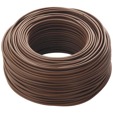 Cavo Cordicella Unipolare Fs17 450/750 V 1x4 Mmq Marrone Matassa 100mt - Fs17/4m - Foto 1