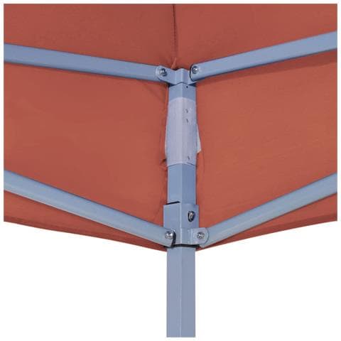 Tetto Per Tendone Per Feste 2x2 M Terracotta 270 G / m? - Foto 2