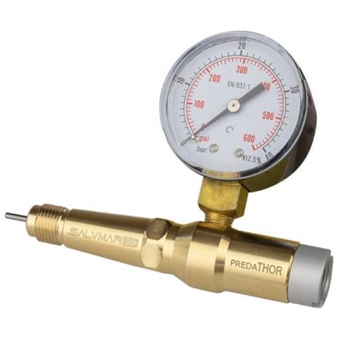 Manometro Predathor Con Adattatore Ricarica Grigio Standard - Foto 1