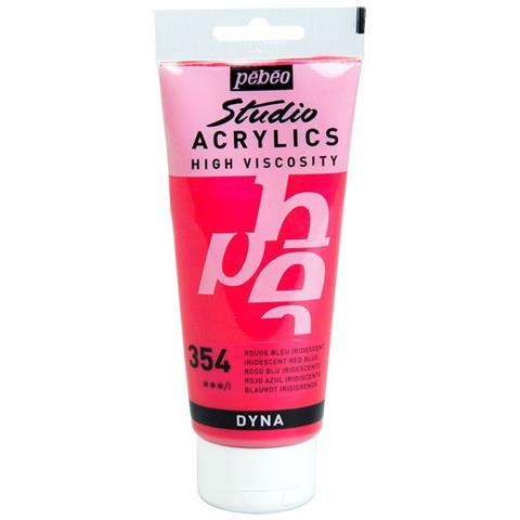 Pittura Acrilica Iridescente - Rosso Blu - 100 Ml - Foto 1