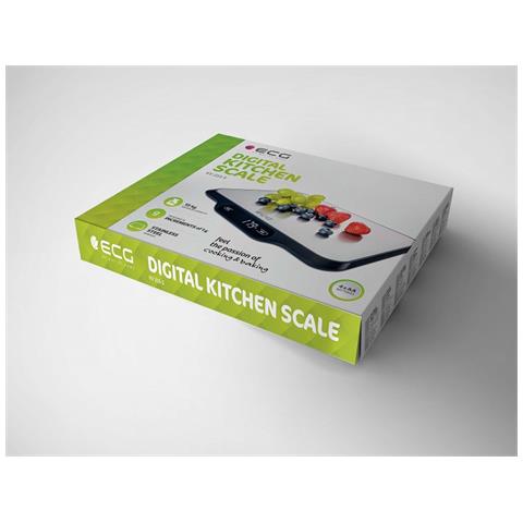 KV 215 S bilancia da cucina Nero, Acciaio inossidabile Superficie piana Rettangolo Bilancia da cucina elettronica - Foto 10