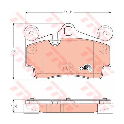 Pattini Freno Audi Q7 (4l) 4.2 Tdi Gdb1653 - Foto 1