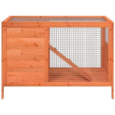 Conigliera Marrone 103x44x69,5 cm in Legno Massello di Pino - Foto 2