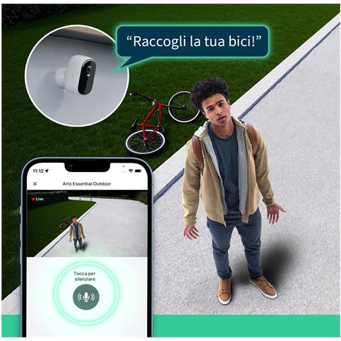 Essential Telecamera di sorveglianza per esterni 2K 2K, set da 2 - Foto 10