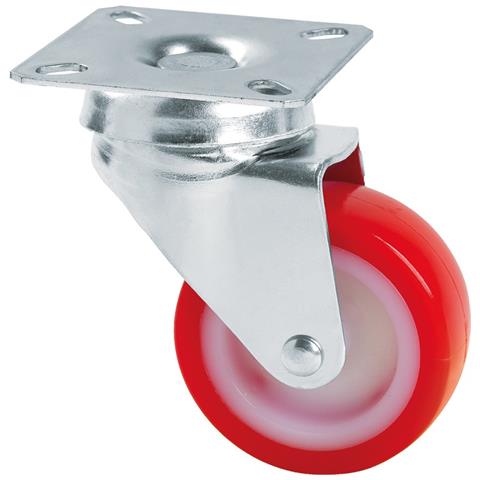 Ruota Per Mobili Art. 235 Ø 60 - Piastra Mm 60 X 60 - Foto 1