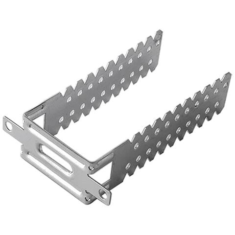 Staffa Universale Per Montanti Distanziatura Parete 3-12 Cm / Spessore 0,8 Mm - Foto 1