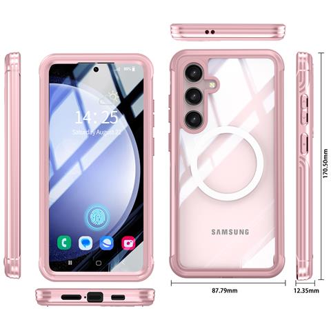 Custodia Per Cellulare Antigoccia E Antigraffio Per Samsung Galaxy Serie S24 Pink Samsung Galaxy S24 Ultra - Foto 2