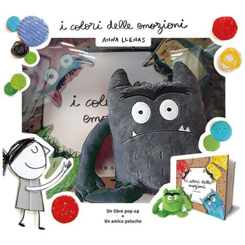 Anna Llenas - I colori delle emozioni pop up. Ediz. a colori. Con minipeluche nero - Foto 1