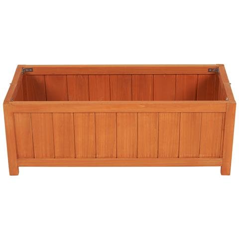 Fioriera In Legno Pieghevole Vaso Per Fiori E Piante Esterno Giardino 70x30x25cm - Foto 4