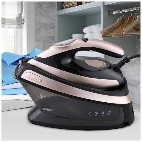 Mr-320c Ferro Da Stiro A Caldaia 2400 W 1,5 L Piastra In Ceramica Nero, Oro Rosa - Foto 6