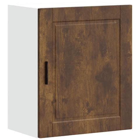 Pensile Da Cucina Porto Rovere Fumo In Legno Multistrato - Foto 2