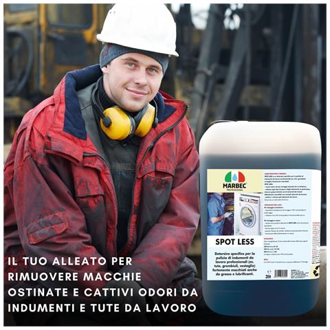 Spot Less 3ltx4pz - Detersivo Professionale Per Tute Da Meccanico - Foto 2