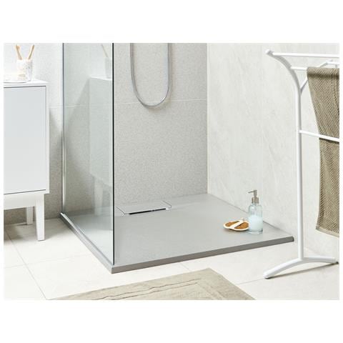 Piatto Doccia Azzurro 90 X 90 X 3 Cm Grigio - Foto 1