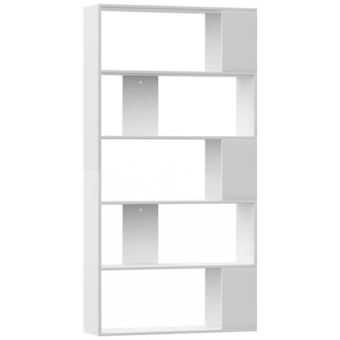 Lusso Casadino -  Libreria/divisorio Bianco 80x24x159 Cm In Legno Ingegnerizzato - Foto 1