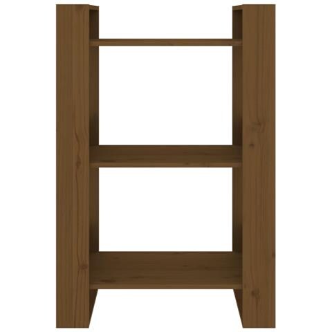 Lusso Casadino - Libreria/divisorio Ambrato 60x35x91 Cm In Legno Massello - Foto 2