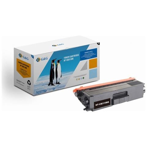 Toner TN-325BK 6000 Pagine Compatibile HL-4150CDN HL-4570CDW DCP-9055CDN MFC-9460CDN Nero - Foto 1