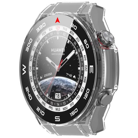 Custodia Protettiva Per Huawei Watch Ultimate - Guscio E Cassa Integrati In Argento Transparent - Foto 1
