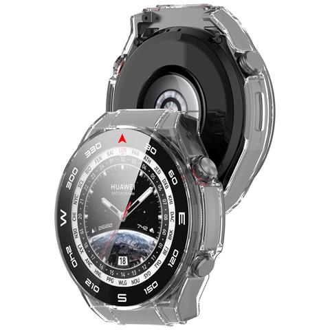 Custodia Protettiva Per Huawei Watch Ultimate - Guscio E Cassa Integrati In Argento Transparent - Foto 2