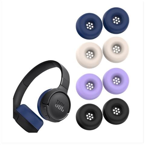 Cuscinetti Auricolari Di Ricambio In Silicone Per Cuffie Bluetooth Jbl Tune 520bt Black - Foto 3