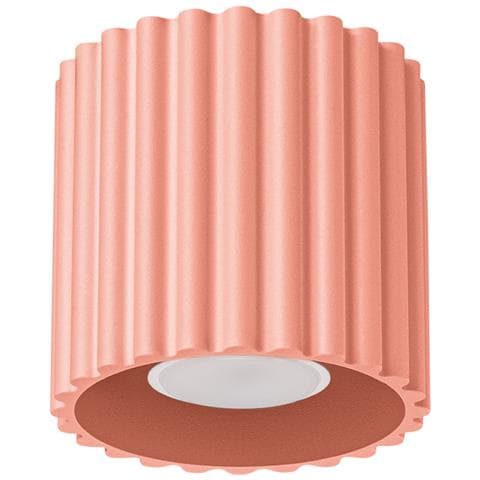 Lampada Da Soffitto Aura 1 Peach Gu10 Sl. 1824 - Minimalist Lampada A Soffitto Pesca 10x10x10 Cm - Foto 1