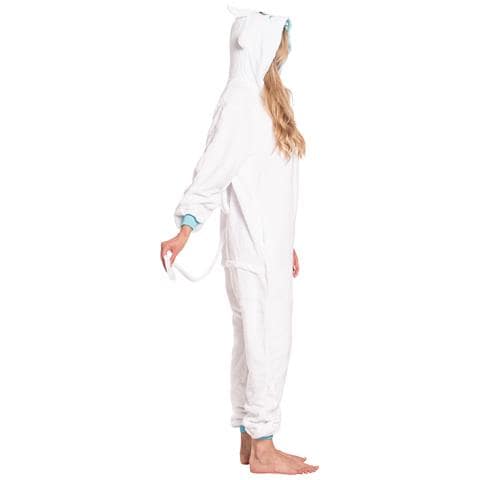 Pigiama Da Donna Tuta Intera Kigurumi Onesie Drago Sdentato Bianco 175-185 Xl - Foto 2