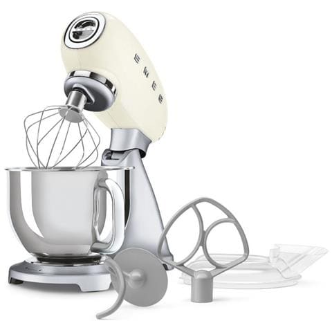 Robot da Cucina SMF04CREU Stile Anni '50 Potenza 800W Capacità 4,8 Litri Colore Crema - Foto 4