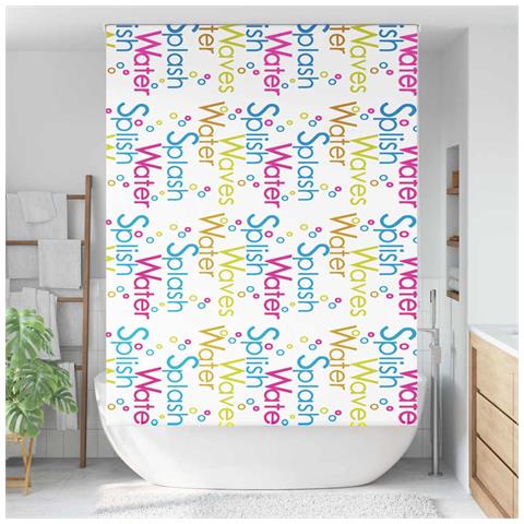 Tenda a Rullo Doccia 150x240 cm Larghezza Tessuto 146 cm - Foto 2