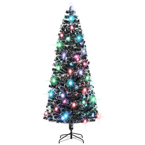 Lusso Casadino -  Albero Di Natale Preilluminato Con Supporto E Led 240 Cm Fibra Ottica - Foto 2